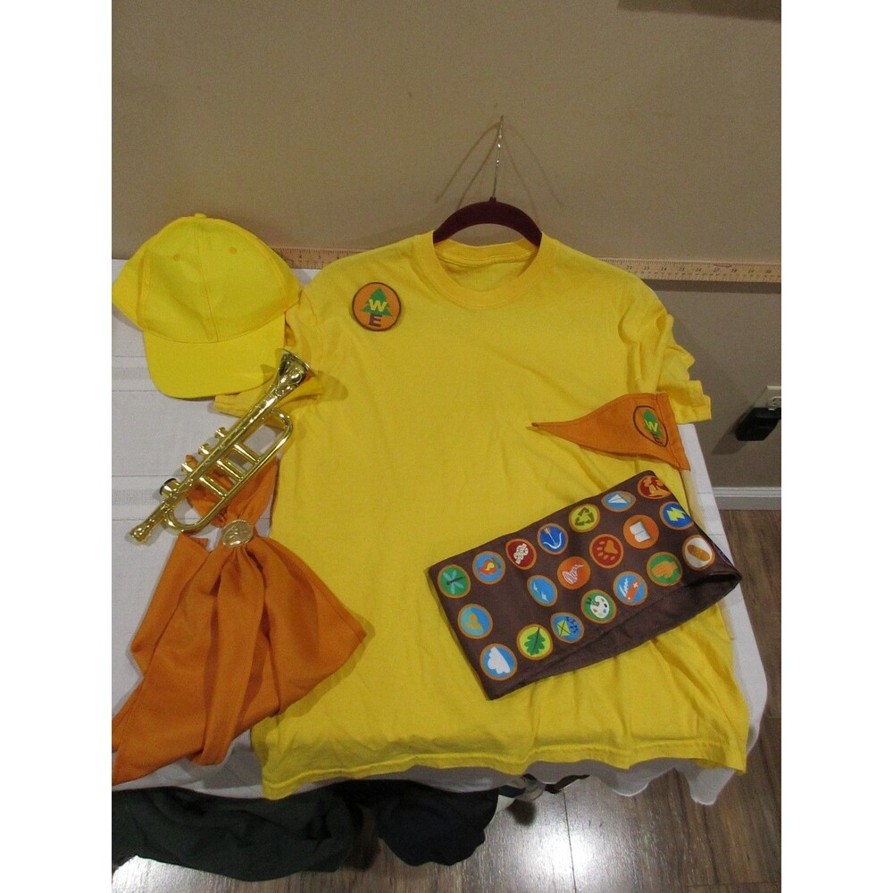 Russell from up adult S/M Costume Top and accessories